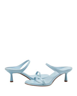 Women's Alonde Leather High Heel Slide Sandals