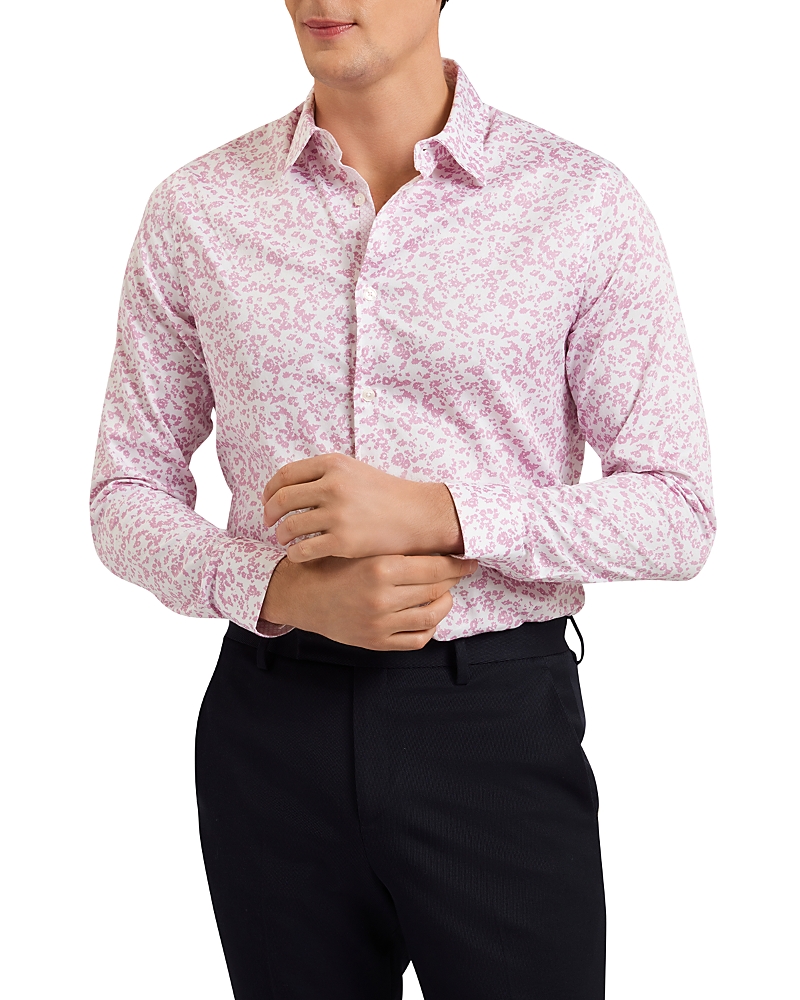 Ted Baker Lovelad Slim Fit Floral Long Sleeve Shirt