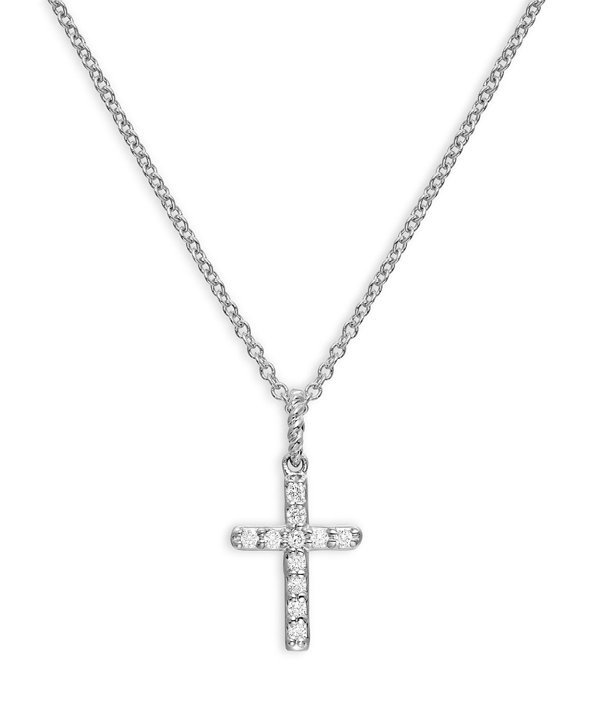 David Yurman Cable Collectibles Cross Necklace