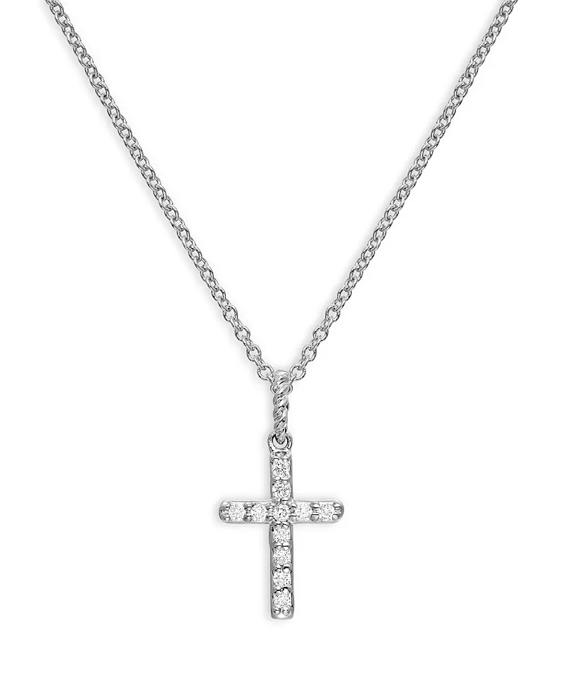 David Yurman Cable Collectibles Cross Necklace, 18