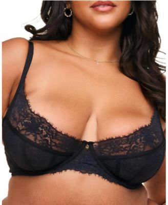 Adore Me - Plus Size Women's Mandi Unlined Demi Bra