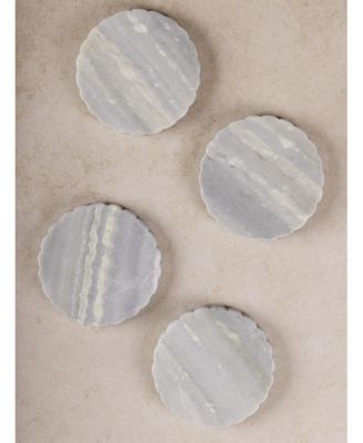 Sierra Green Onyx Coasters, Set of 4