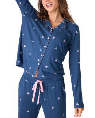 English Rose Two Piece Pajama Set