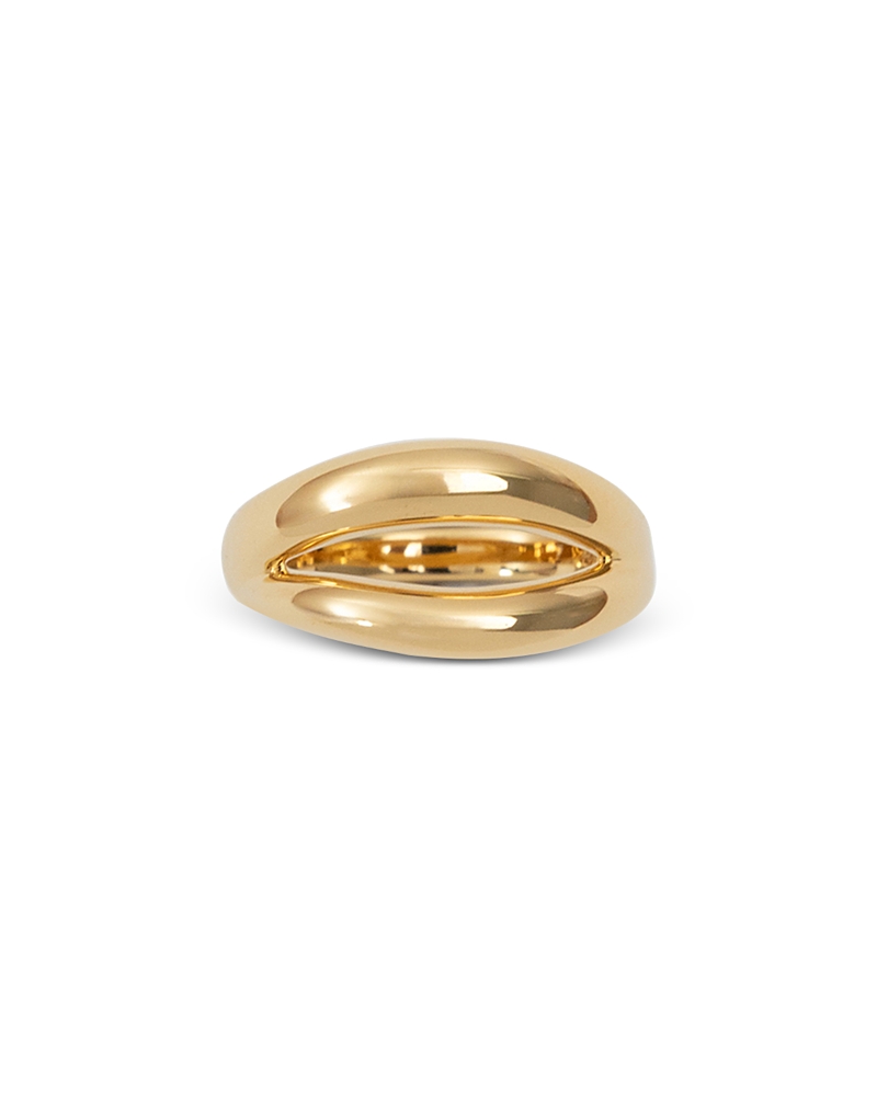 Nina Gordon Via Polished Ring In Gold