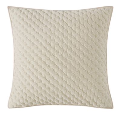 DKNY - Pure Velvet Quilt Euro Sham, 26" x 26"
