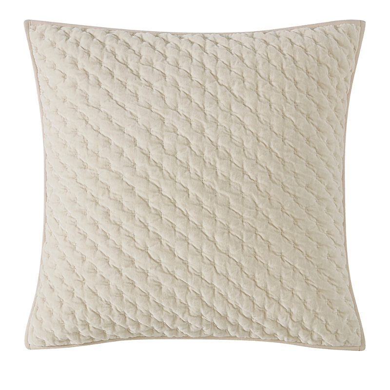 Dkny Pure Velvet Quilt Euro Sham, 26 x 26