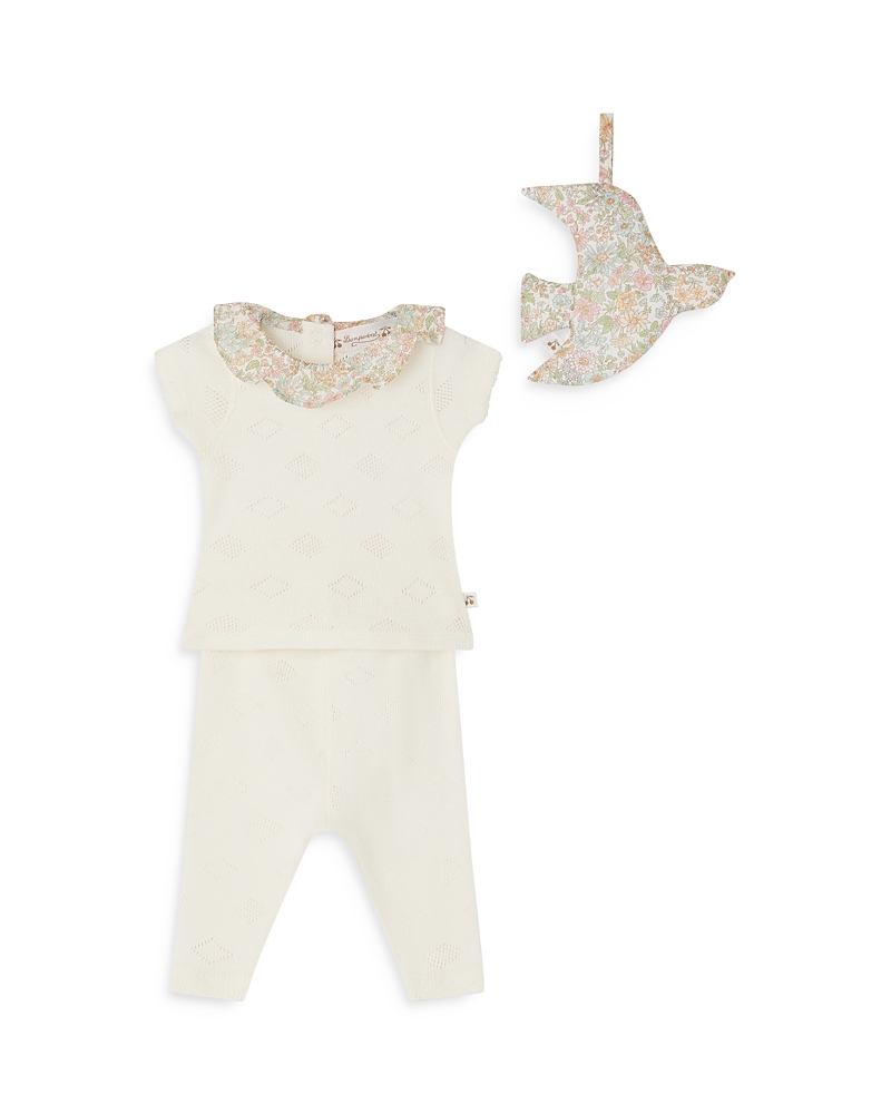 Bonpoint Daisie Trouser Set In Ecru