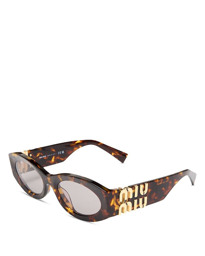 Miu Miu Oval Sunglasses, 54mm