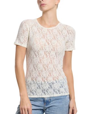 Signature Short Sleeve Lace Top