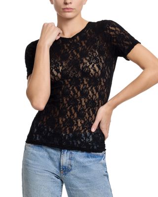 Signature Short Sleeve Lace Top