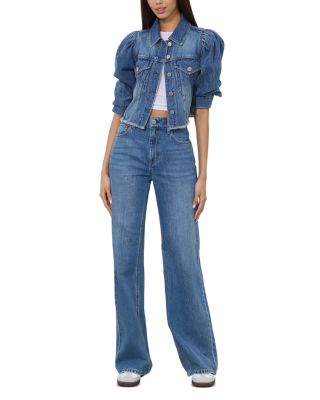 Lana Puff Sleeve Denim Jacket