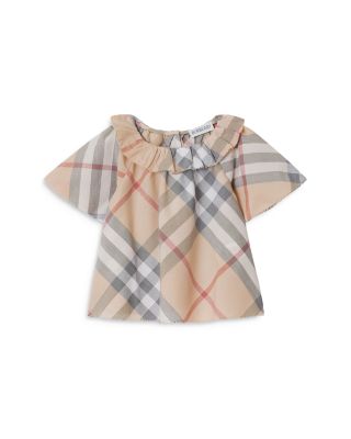 Emmie Burberry Check Dress, Bloomers, & Hat Set - Baby