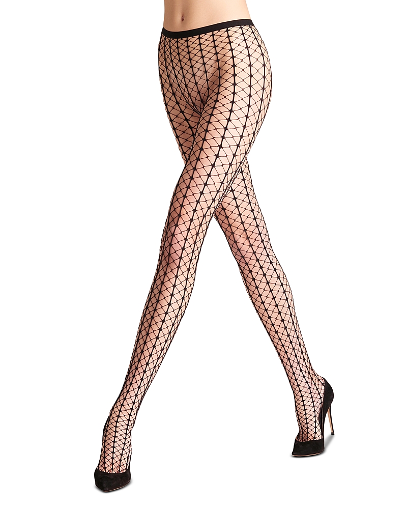 Falke Paradise Net Tights In Black