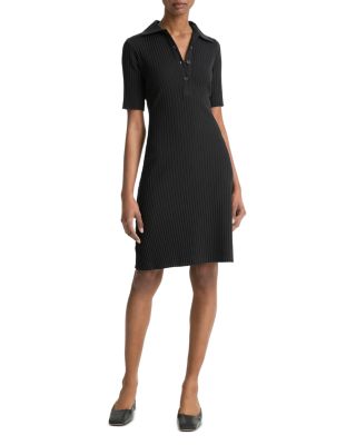 Vince - Elbow Sleeve Polo Dress
