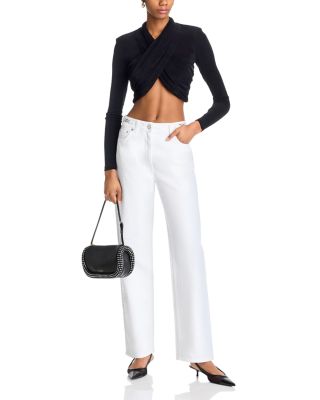 High Rise Jeans in White