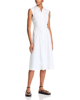 Derek Lam 10 Crosby - Nera Ruched Button Down Dress