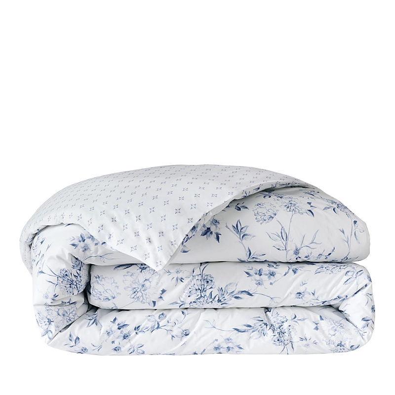 Anne De Solene Malacca Duvet Cover, Full Queen In Blue On White