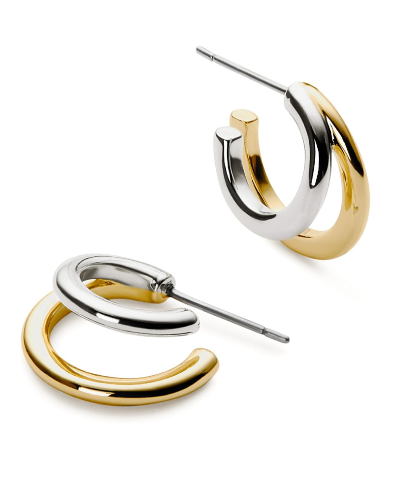 Ana Luisa Scarlett Double Hoop Earrings In Gold