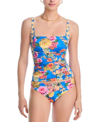 Johnny Was - Ruched Tankini & Hipster Bottom