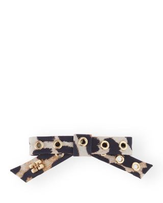 GANNI - Eyelet Bow Barrette