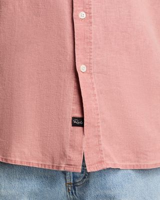 Paros Relaxed Fit Short Sleeve Linen Shirt