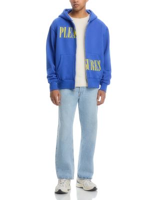 Regular Fit Split Zip Hoodie