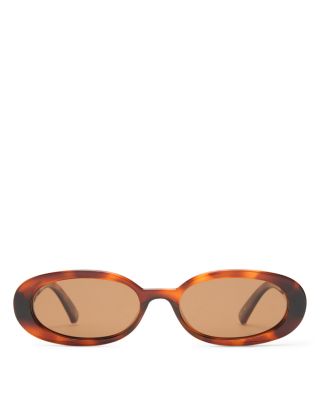 Outta Love Oval Sunglasses, 51mm