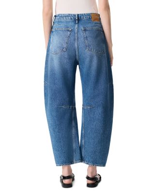Charlie High Rise Barrel Jeans in Accord