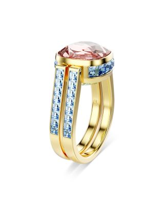 Chroma Multicolor Crystal Reversible Statement Ring