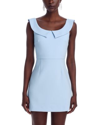 The Whisper Collar Mini Dress