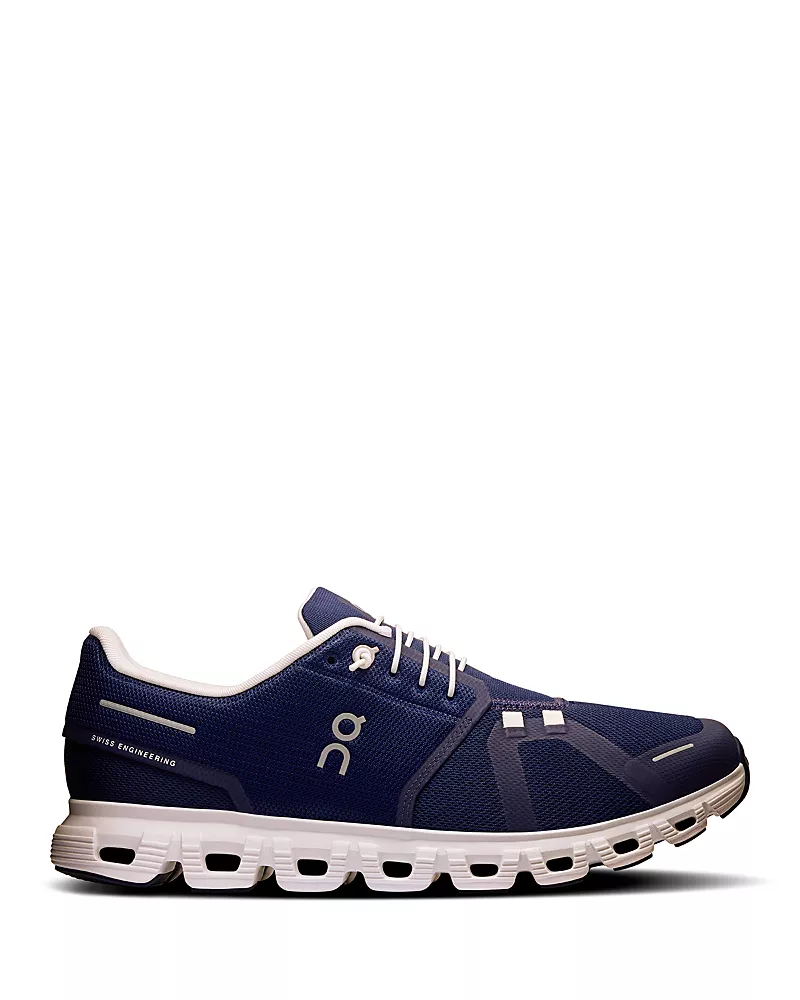 On Men's Cloud 6 Sneakers in Midnight