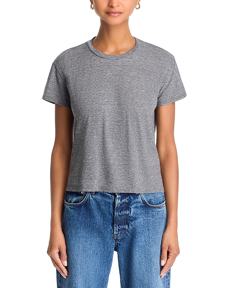 Perfectwhitetee Harley Boxy Tee In Heather Grey