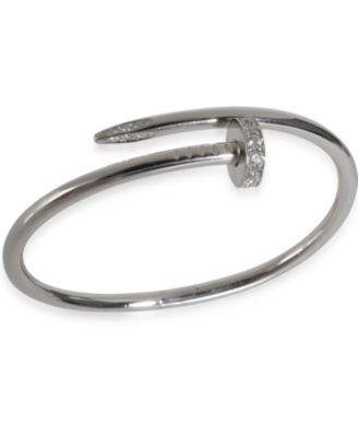 Juste Un Clou 18k White Gold Bracelet