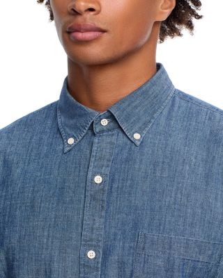 Tamworth Chambray Cotton Stretch Sport Shirt