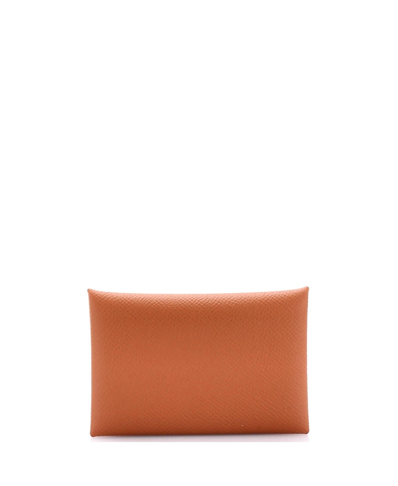 PRE-OWNED HERMES PRE-OWNED HERMES CALVI DUO CARD HOLDER EPSOM