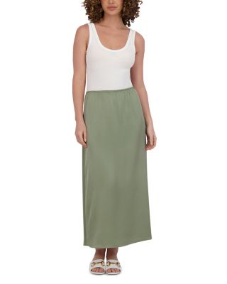 Satin A Line Skirt