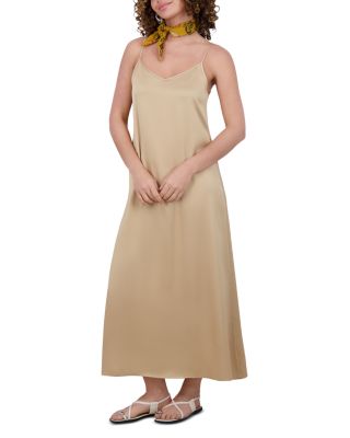 Satin A Line Slip Dress