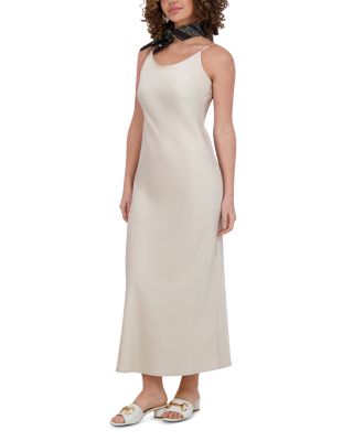 Satin Straight Slip Dress