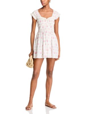Siona Floral lace Trim Dress