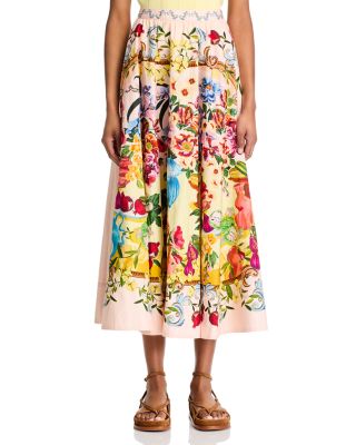 Garden Terrace Midi Skirt