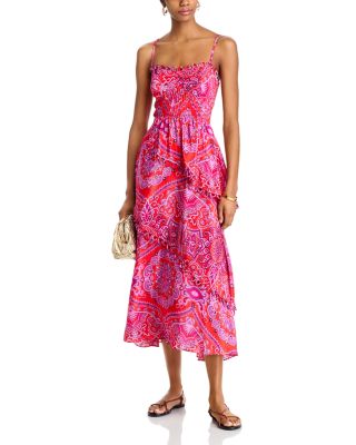 Paisley Scarf Maxi Dress