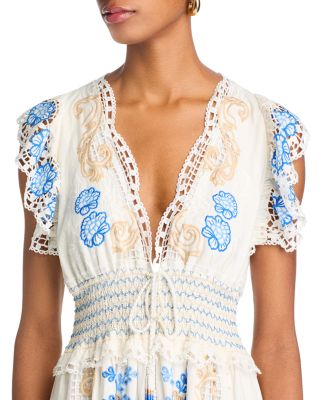Romantic Richelieu Maxi Dress