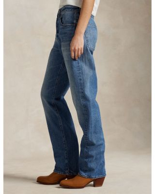High Rise Relaxed Straight Jeans