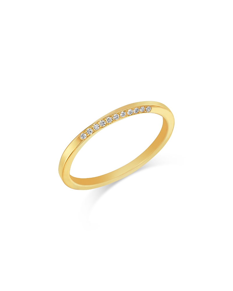 Zoë Chicco 14k Yellow Gold Pave Diamond Twist Wire Ring In Gold