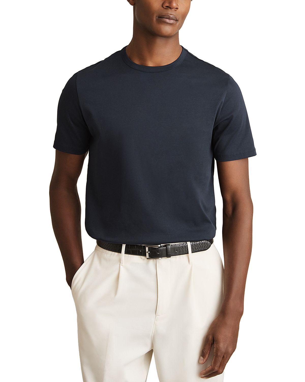 Reiss Slim Fit Mercerized Tee