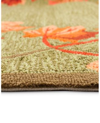 Liora Manne Ravella Falling Leaves Border Area Rug, 3'6" x 5'6"