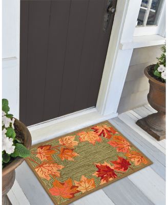 Liora Manne Ravella Falling Leaves Border Area Rug, 2' x 3'