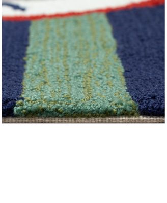 Liora Manne Frontporch Striped Compass Runner Area Rug, 2' x 5'