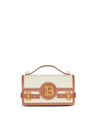 Balmain - Women's B-Buzz 24 Canvas and Leather Bag