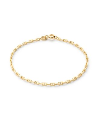 Ana Luisa - Solid Yellow Gold Anchor Chain Bracelet